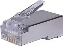 Кабель/переходник Suprlan Коннектор (10-0231-1) FTP кат.5E RJ45 прозрачный (упак.:10шт)