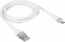 Кабель/переходник TFN Кабель microUSB Envy 1.2m нейлон wht