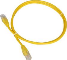 Кабель/переходник TWT Патч-корд UTP кат.5e, 1м, RJ45-RJ45, желтый, (TWT-45-45-1.0-YL)