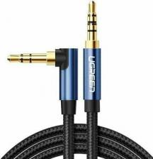 Кабель/переходник UGreen Аксессуар AV112 Jack 3.5mm - Jack 3.5mm 1m Blue-Black 60179
