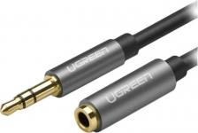 Кабель/переходник UGreen Аксессуар AV118 Jack 3.5mm - Jack 3.5mm 1.5m Black 10593