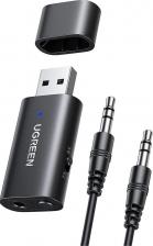 Кабель/переходник UGreen Bluetooth аудио ресивер + трансмиттер CM523-60300 Black (60300)