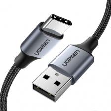 Кабель/переходник UGreen Кабель 60128 USB-USB Type-C 2 м, чёрный