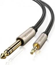 Кабель/переходник UGreen Кабель AV127 3.5 mm to 6.35 mm TRS Stereo Audio Cable чёрный