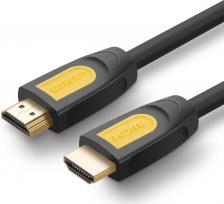 Кабель/переходник UGreen Кабель HD101 HDMI Male To Male Round Cable жёлтый-чёрный 6957303811519