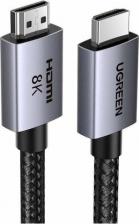 Кабель/переходник UGreen Кабель HD171 HDMI 2.1 Male To Male 8K Cable. Длина: 3м. Цвет: серый
