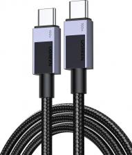 Кабель/переходник UGreen Кабель L512, USB-C - USB-C, 0.5м, в оплетке, серый [35985]
