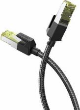 Кабель/переходник UGreen Кабель NW150 CAT7 Shielded Round Cable with Braided Modular Plugs. Длина: 3м. Цвет: черный