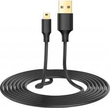 Кабель/переходник UGreen Кабель US132 USB 2.0 A Male to Mini 5 Pin Male Cable. Длина: 1,5м. Цвет: черный