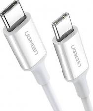 Кабель/переходник UGreen Кабель US264 USB-C 2.0 Male To USB-C 2.0 Male 3A Data Cable. 1,5 м. Белый