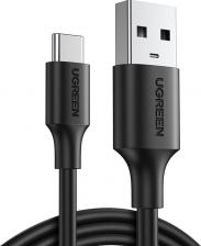 Кабель/переходник UGreen Кабель US287 USB-A 2.0 to USB-C Cable Nickel Plating 1,5м. Черный
