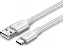 Кабель/переходник UGreen Кабель US287 USB-A 2.0 to USB-C Cable Nickel Plating. Длина: 1,5м. Цвет: белый