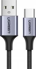 Кабель/переходник UGreen Кабель US288 USB-C Male to USB 2.0 Male Cable Aluminum Braid. 3м. Серый