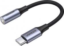 Кабель/переходник UGreen Кабель USB-C - AUX, серый