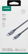 Кабель/переходник UGreen Кабель USB Type-C - Lighting 1.5 м (60760)
