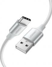 Кабель/переходник UGreen Кабель USB - Type-C US288 (60132) USB-A 2.0 to USB-C 1.5 м серебристый