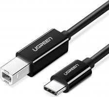 Кабель/переходник UGreen Кабель USB Type-C - USB-B вилка-вилка 1м (80811)