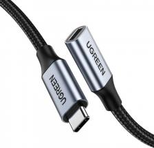 Кабель/переходник UGreen US372 USB-C 3.1 Male to USB-C Female Gen2 Extension Cable 1m - Dark Gray