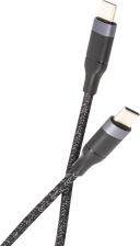 Кабель/переходник Usams Кабель SJ400 100W Power Delivery USB Type-C, 1.2 м, чёрный