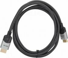 Кабель/переходник Vcom Кабель HDMI(19F)-HDMI(19F) v2.1 4K, 8K, 2м, черный (CG865 -2M )
