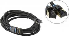 Кабель/переходник Vention Кабель RJ45-RJ45, M-M 0,5м Black (IKGBD)