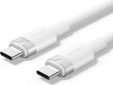 Кабель/переходник Vention Кабель TRIWH, USB Type-C (m) - USB Type-C (m), 2м, белый