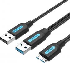Кабель/переходник Vention Кабель USB2.0 Am-microB 1м CQPBF