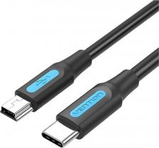 Кабель/переходник Vention Кабель USB2.0 тип C(m)-miniB(5P) 1.5м (COWBG)