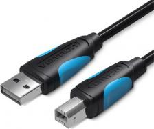 Кабель/переходник Vention Кабель USB2.0 VAS-A16-B100, USB 2.0 A(m) - USB B(m), круглое, 1м