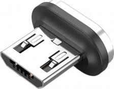 Кабель/переходник Vention Переходник (адаптер) Micro USB(Bm), магнитный, 2А, черный, (KBVB0)