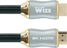 Кабель/переходник Wize Кабель HDMI - HDMI вилка-вилка м (WAVC-HDMI8K-3M)