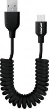 Кабель/переходник Zipower Спиральный кабель USB - MICRO USB PM6735 / 1м