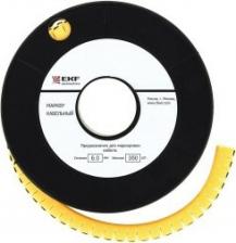 Кабельная маркировка EKF Маркер кабельный PROxima 2,5 мм2 "B" plc-KM-2.5-B (1000 шт.) (ЕС-1)