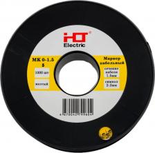 Кабельная маркировка HLT Маркер МК0- 1,5мм символ "5" 1000шт/упак 084-08-06используется для маркировки кабеля в распределительных щитах.Выполнен из эластичного