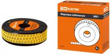 Кабельная маркировка TDM Electric Маркер МК1 - 2,5мм символ 0 1000шт/ролл, цена за 1 упак