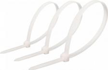 Кабельная стяжка Эра NO-225-200 Кабельная стяжка NO-225-200 нейлоновая 4.8 х 200 мм белая, цена за 1 шт