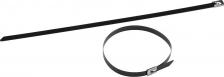 Кабельная стяжка Эра NO-225-259 Кабельная стяжка стальная AISI 304 с полимерным покрытием NO-225-259 7.9 х 200 мм 10 шт, цена за 1 шт