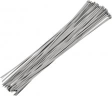 Кабельная стяжка Gigant Стальные хомуты-стяжки нержавеющие 4,6х500мм 100шт. 123945 представляют собой надежное решение для крепления и фиксации различных элементов. Они