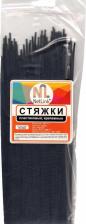 Кабельная стяжка Netlink Хомут nylon 4х250 мм 100 шт черный морозостойкие