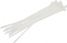 Кабельная стяжка NOVOCRAFT Хомуты представляют собой соединительный элемент, изготовленный из нейлона, оснащенный насечками на ленте. Применяется для бондажирования и крепления