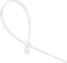 Кабельная стяжка SmartBuy Хомут нейлоновый с монтажным отверстием 4,8х250мм, белый /100, цена за 1 упак