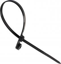 Кабельная стяжка SmartBuy Хомут нейлоновый с монтажным отверстием 4,8х250мм, черный /100, цена за 1 упак