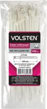 Кабельная стяжка Volsten V02-1W-2,5х200-100 (Хомут нейлон 2,5х200 (100шт.)), цена за 1 шт