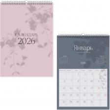 Календарь Be Smart Календарь 2026 29, Shadow, 12 листов, 7х42 см