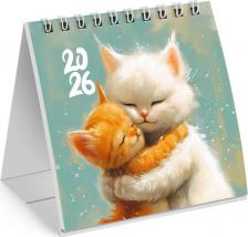 Календарь Brauberg Календарь-домик на 2026 год предназначен для делового и бытового планирования. 12 листов календарной сетки на офсетной бумаге плотностью 80 г/м2 в 2 4606224491981