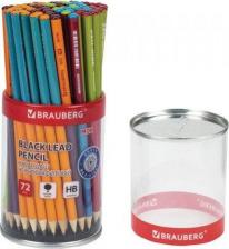 Карандаш Brauberg Карандаш чернографитный "MIX", 1 шт., HB, 181761