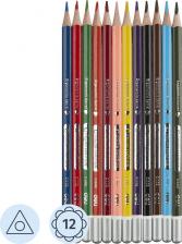 Карандаш Deli Карандаши цветные Color Emotion 12 цветов EC00205 (12 шт. в уп-ке)