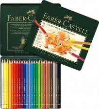 Карандаш Faber-Castell Набор карандашей цветных "Polychromos" 24 шт проф-ные в металле