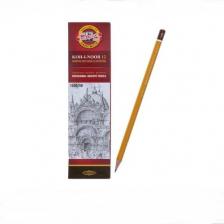 Карандаш Koh-I-Noor Карандаш чернографитный 1500, 1 шт., HB, без резинки, корпус желтый, заточенный, 15000HB01170RU