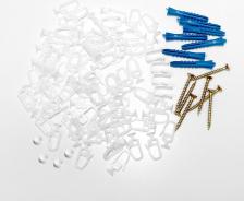 Карниз Эскар Крючок для однорядной шины 10022250